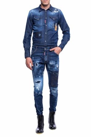 Distressed denim shirt, zdjęcie 2 Distressed denim shirt od Dsquared2